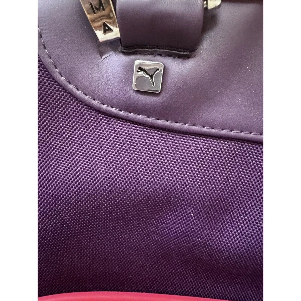 NWT  🔥 Puma Women Mesh Grip Purple Pink Shoulder Bag Carry-All Plum Purple MINT